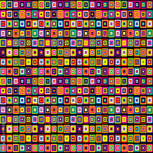 Colorful background with  squares