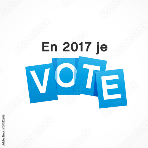 affiche" je vote"