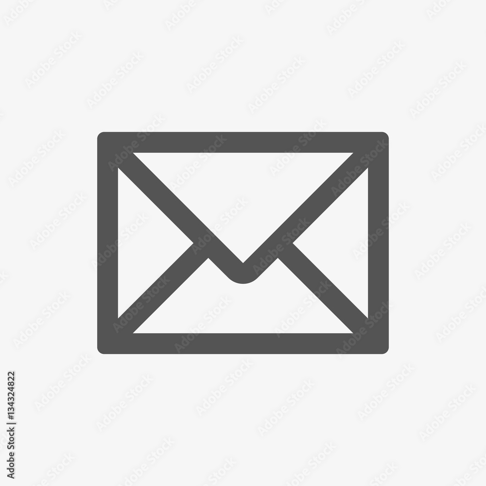 email icon stock vector illustration flat design email icon stock vector illustration flat design