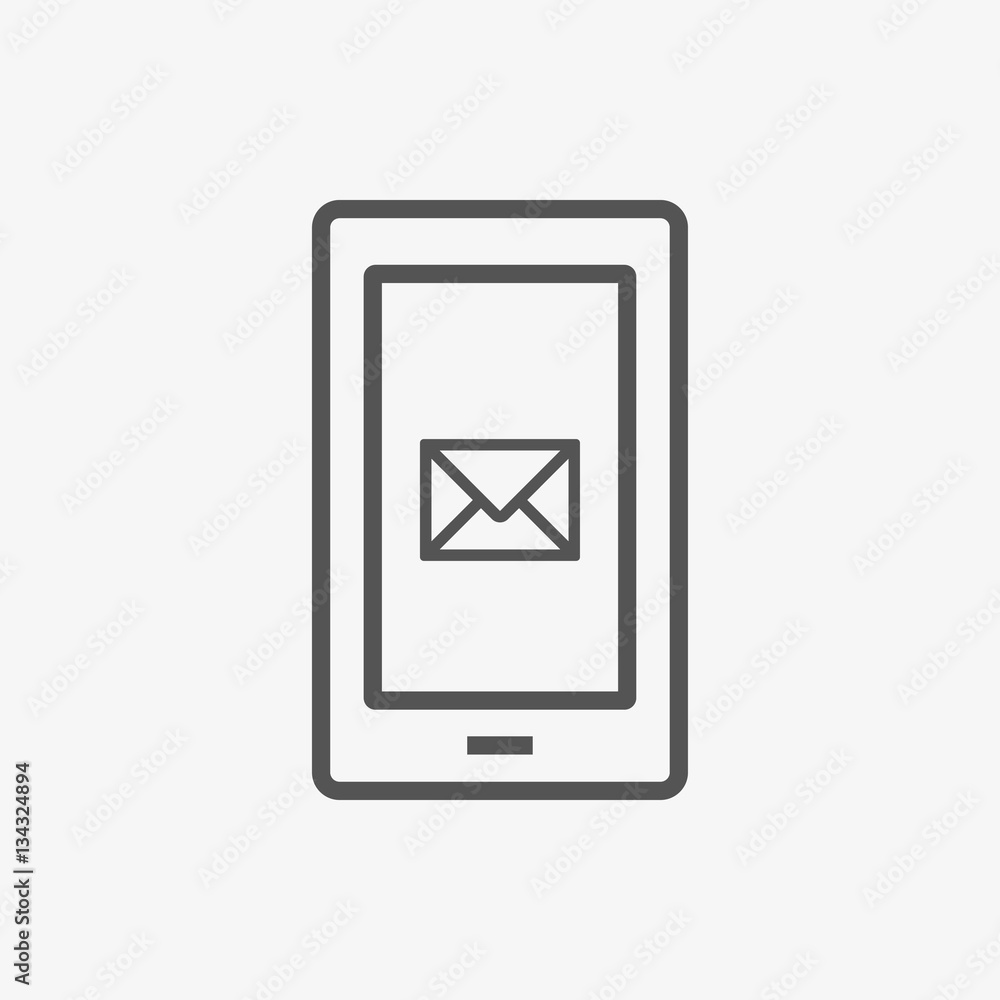 phone sms icon stock vector illustration flat design phone sms icon stock vector illustration flat design