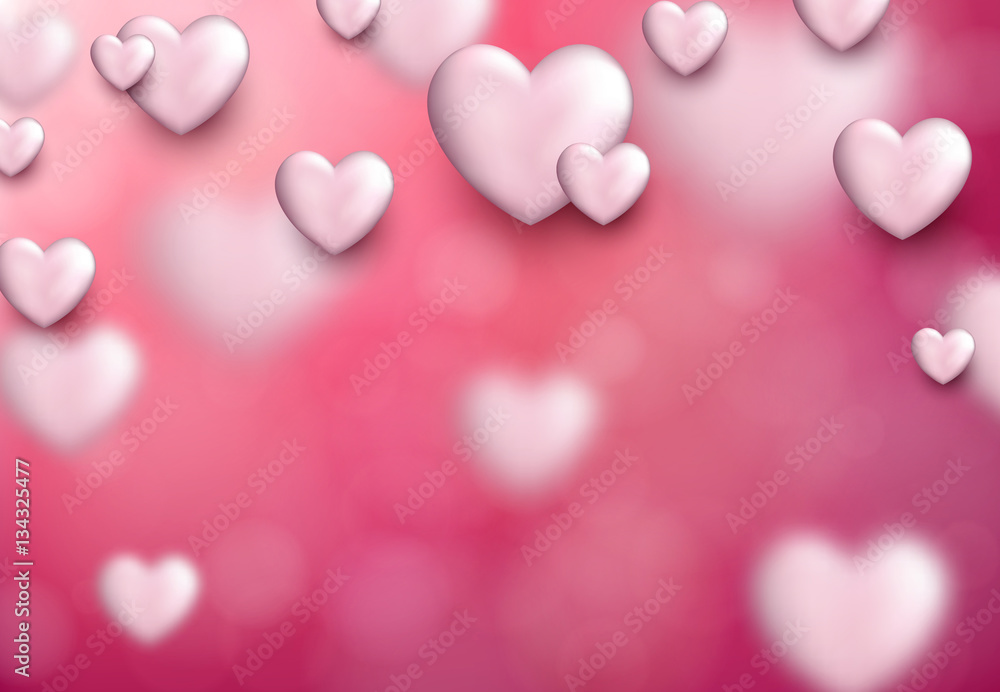 Valentine's love background with hearts. Valentine's love background with hearts.