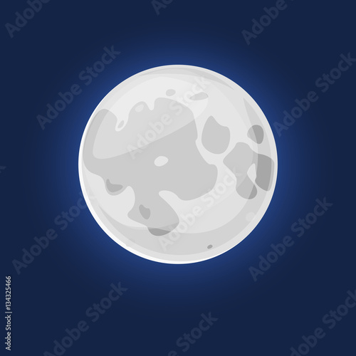 Moon vector illustration