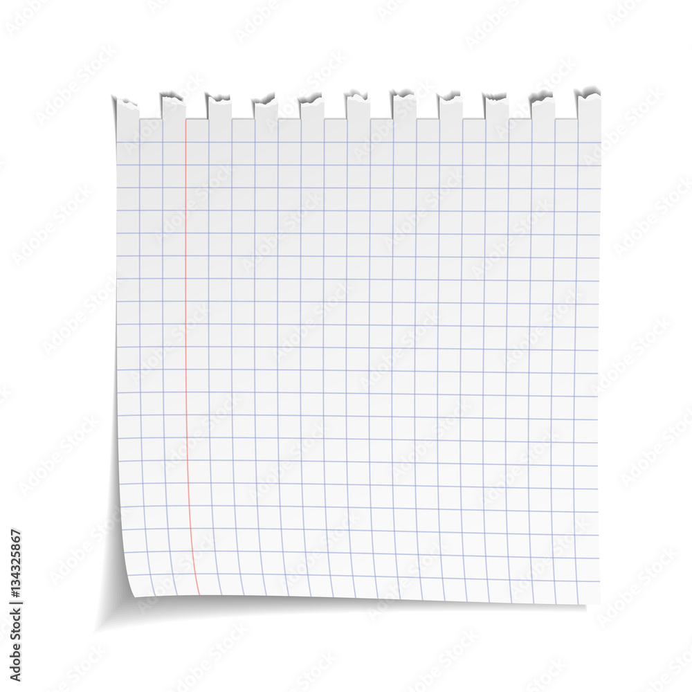 Paper on white Paper on white