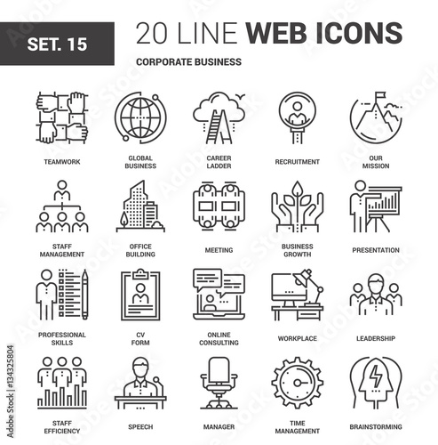 Corporate Business Icons