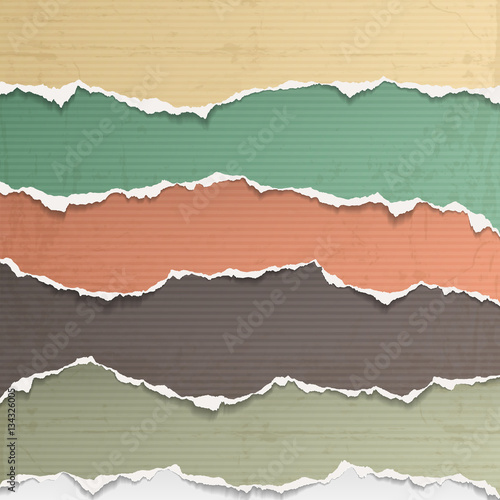 Torn paper background