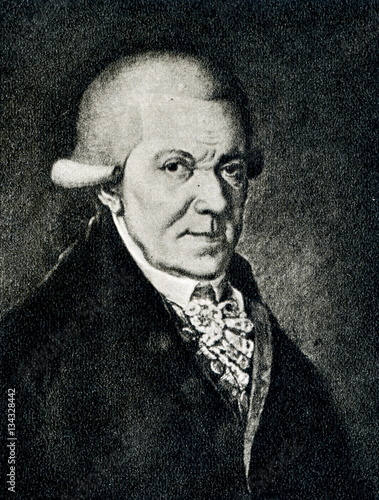 Michael Haydn, Austrian composer of the Classical period, the younger brother of Joseph Haydn  photo