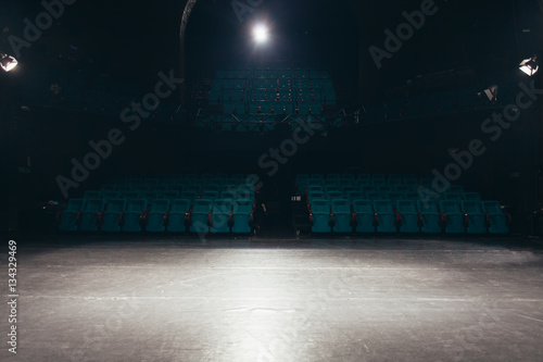 empty theater stage photo