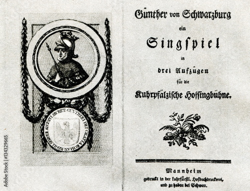 Libretto of Ignaz Holzbauer's opera 