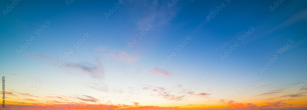 Fototapeta premium kolorowy zachód słońca w Kalifornii