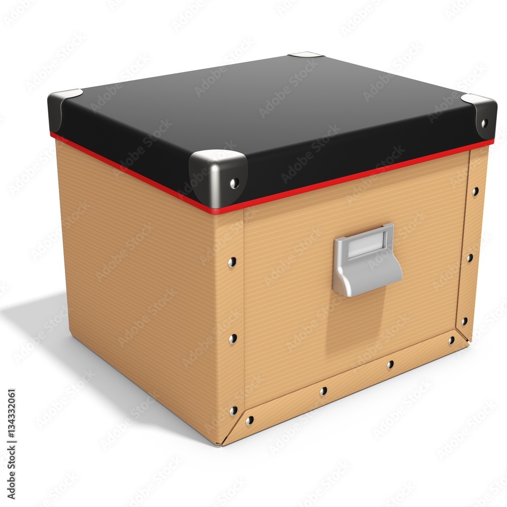 closed folders box with black lid closed folders box with black lid