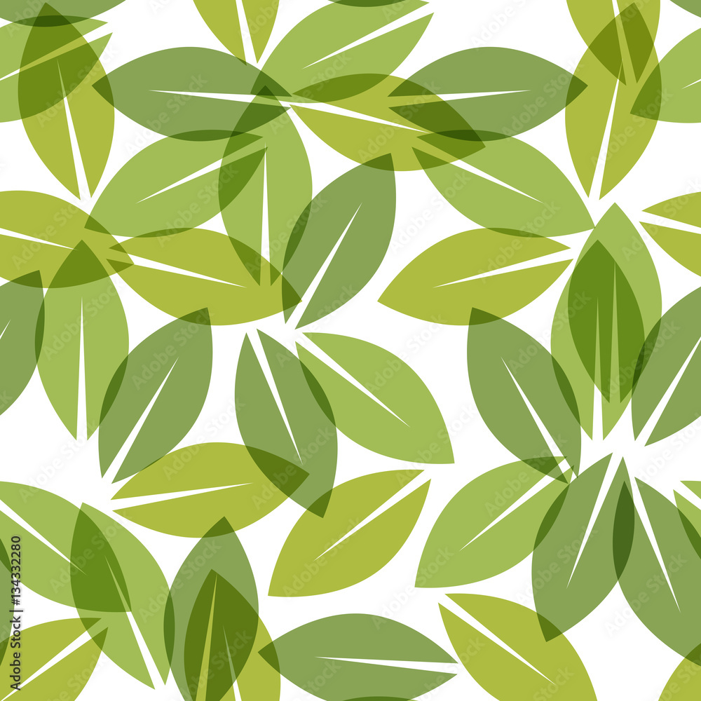 Color of the year 2017. Greenery beautiful trendy seamless pattern. Vector illustration Color of the year 2017. Greenery beautiful trendy seamless pattern. Vector illustration