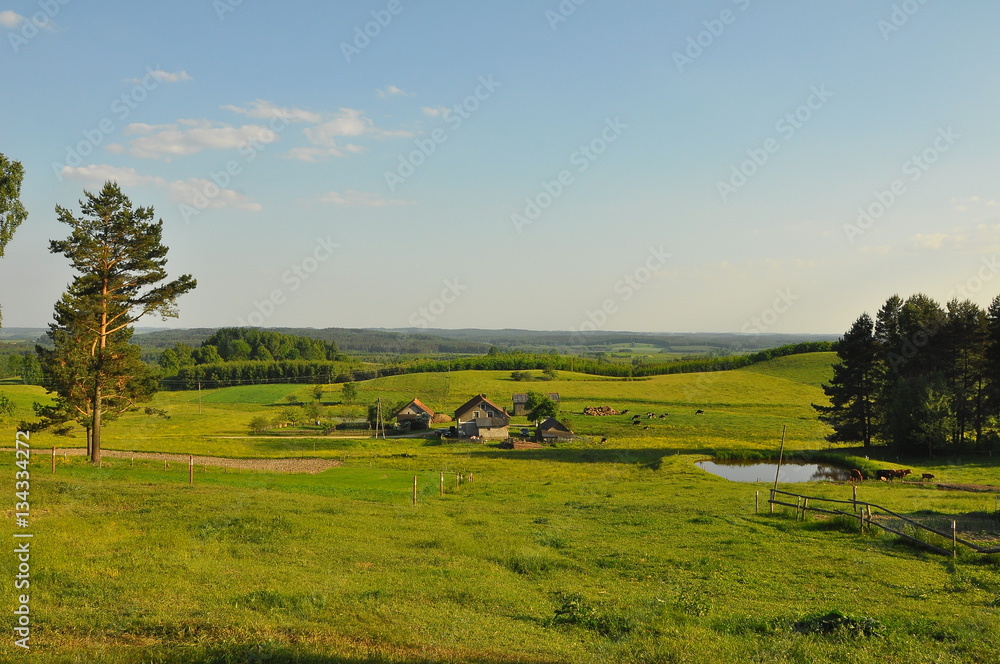 Fototapeta premium Polska - Mazury - Panorama mazur