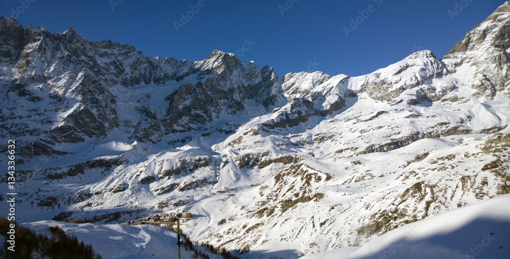 Aerial Views and Panoramas Across Zermatt Switzerland and Cervinia Italy