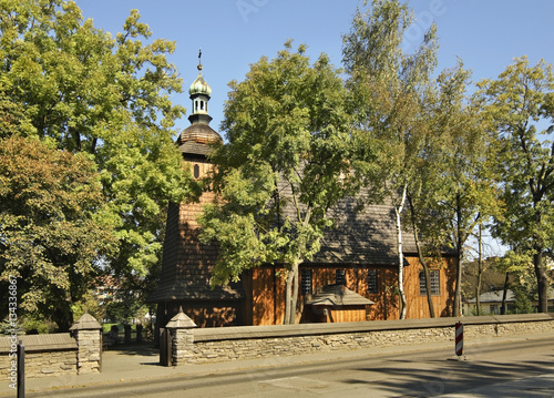 Church of Virgin Mary (at Burek) in Tarnow. Poland  photo