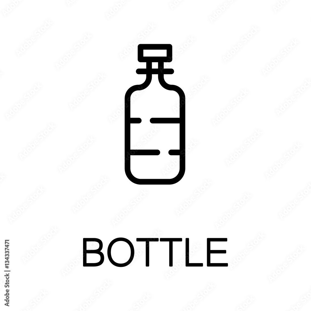 Bottle flat icon Bottle flat icon