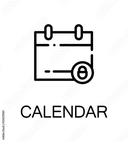 Calendar flat icon