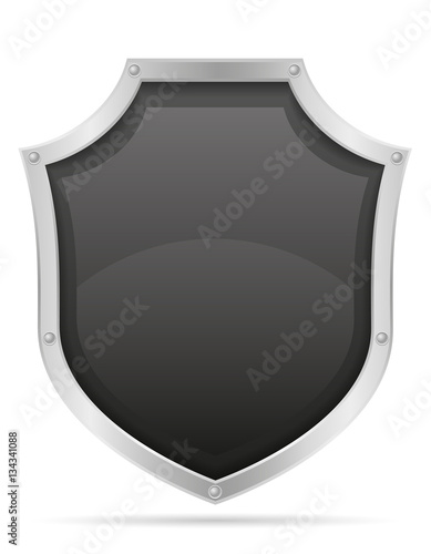 battle shield medieval stock vector illustration