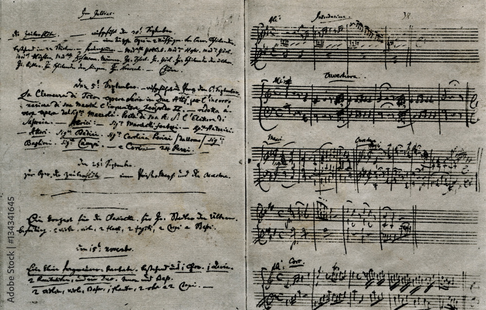 Last pages from Mozart's