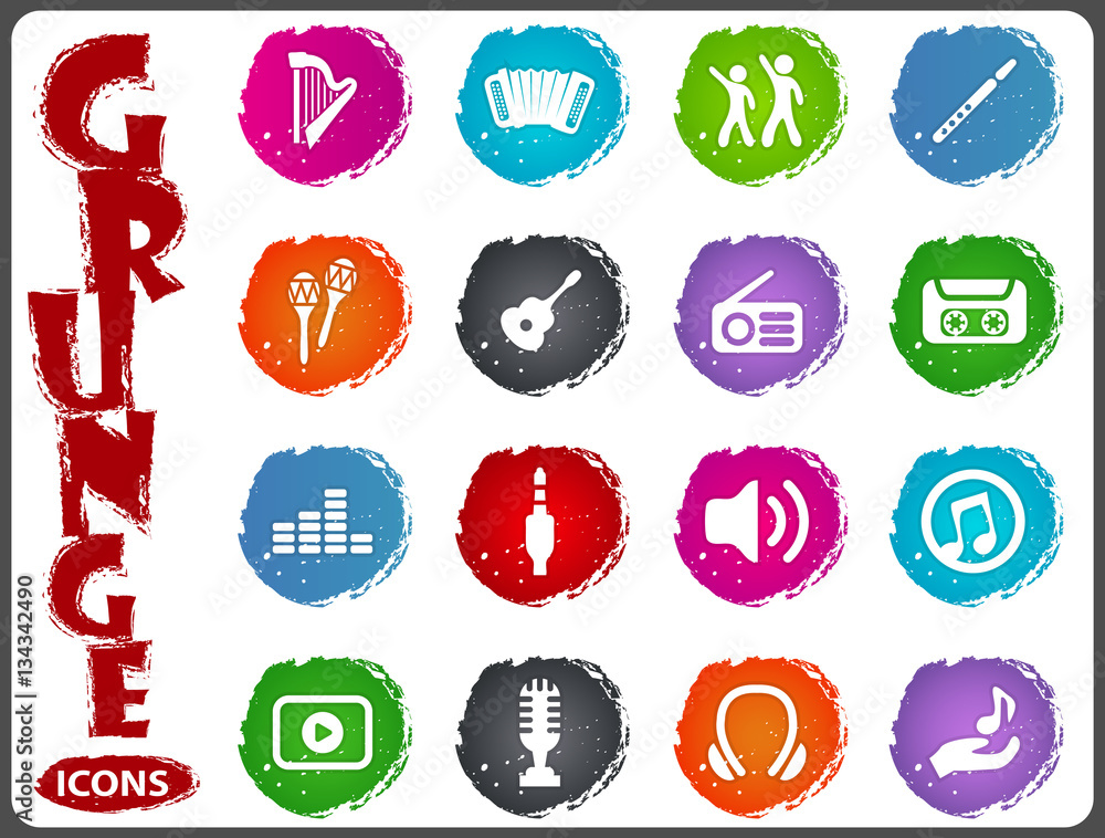 Disco Or Club icons set Disco Or Club icons set