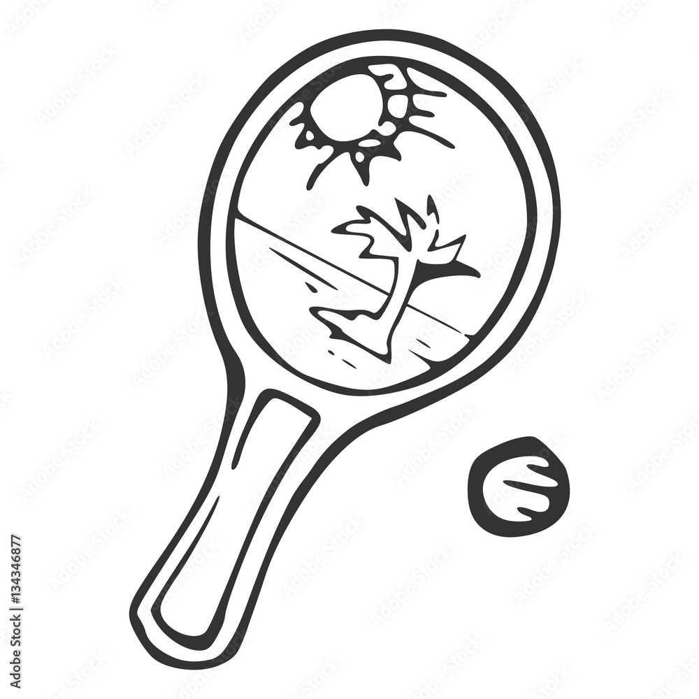Equipment for beach tennis,racket and ball Equipment for beach tennis,racket and ball