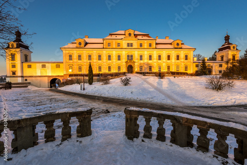 Принти на полотні Castle Rychnov nad Kneznou, Hradec Kralove region, Bohemia, Czech Republic