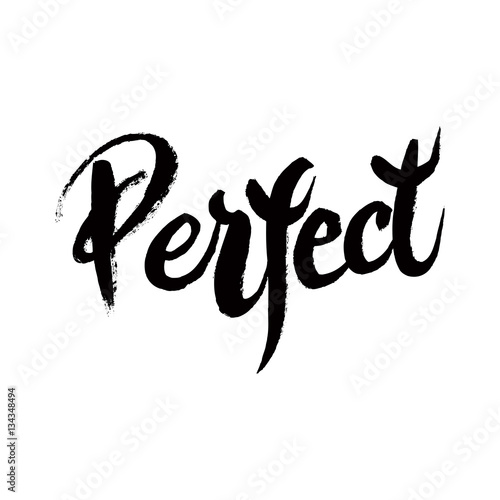 Φωτογραφία You are perfect calligraphic poster
