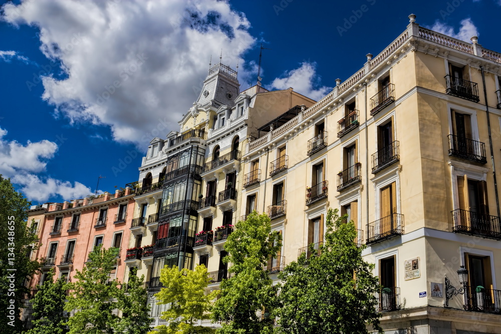 Madrid, Sanierte Altbauten