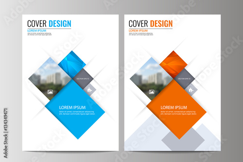 Abstract flyer design background. Brochure template.