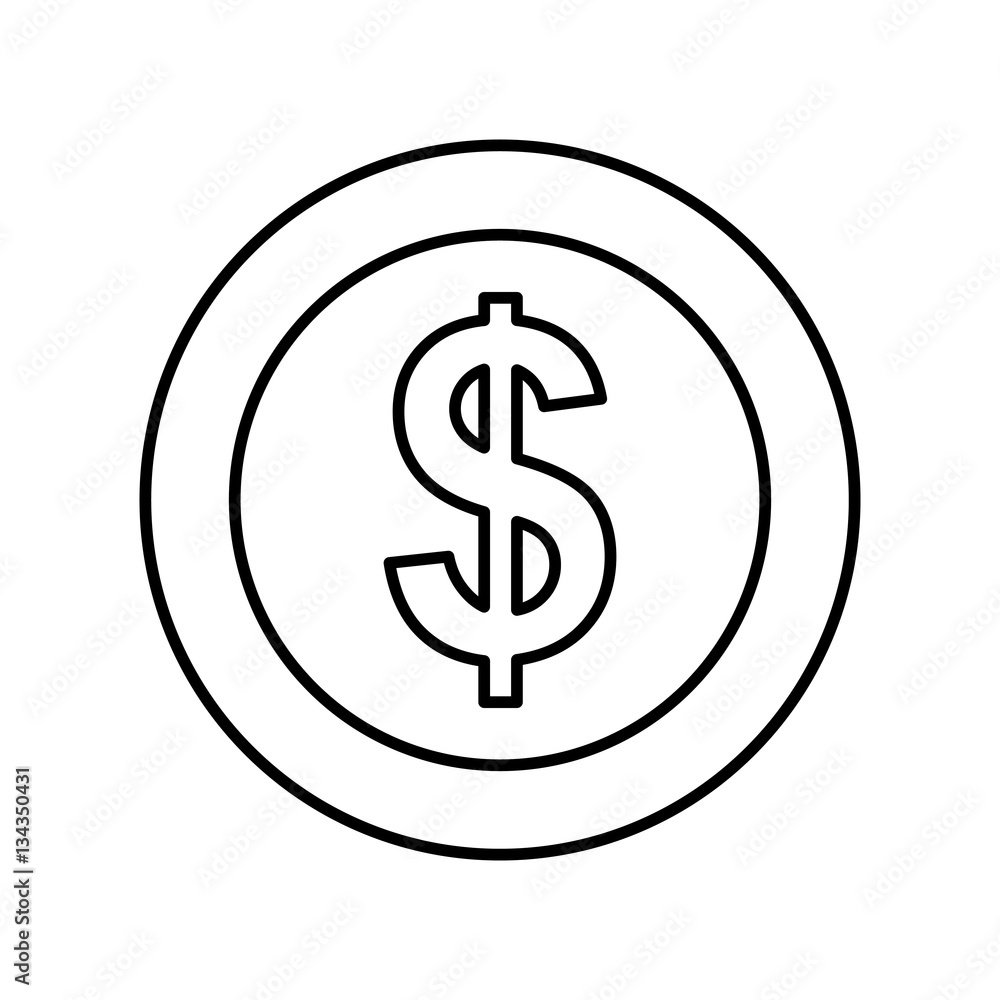 coin money isolated icon vector illustration design coin money isolated icon vector illustration design
