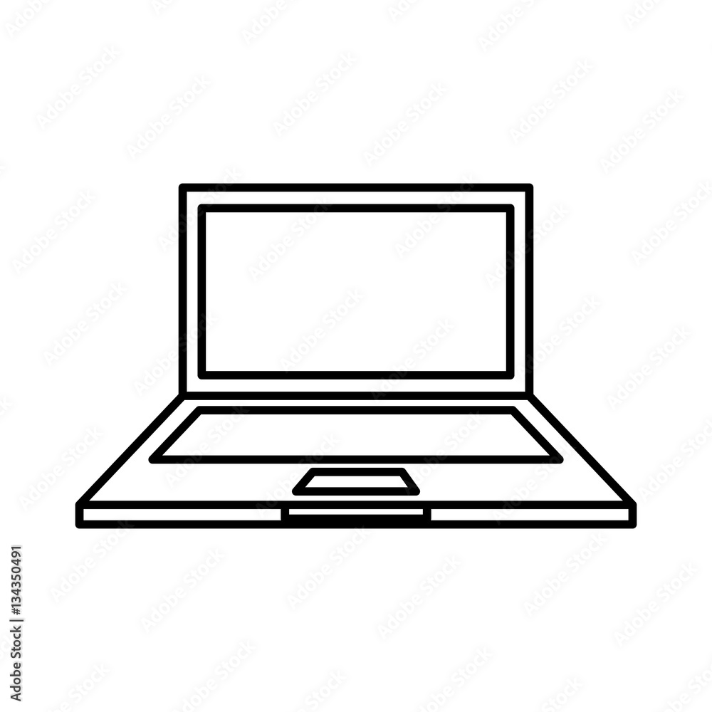laptop computer isolated icon vector illustration design laptop computer isolated icon vector illustration design