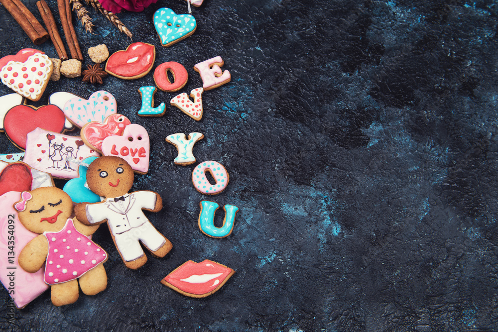 Gingerbreads for Valentines Day Gingerbreads for Valentines Day