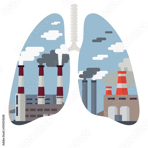 Air Pollution Cityscape