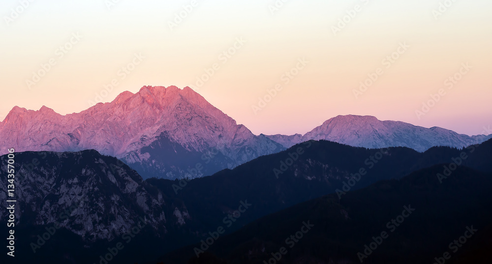 The last rays of sun