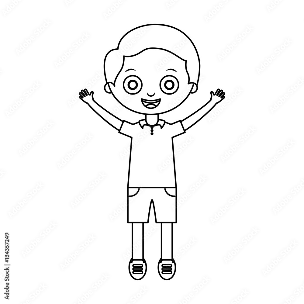 cute little boy character vector illustration design cute little boy character vector illustration design