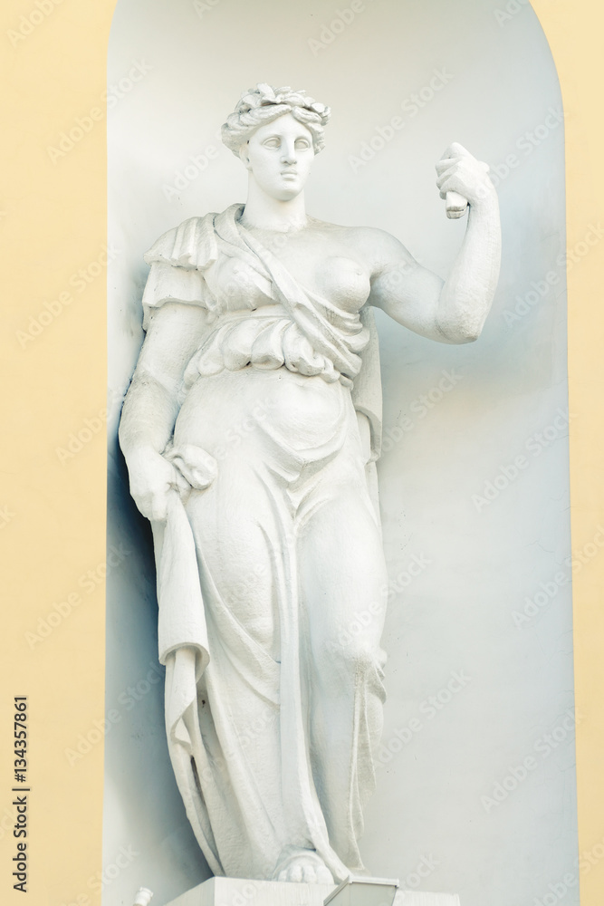 Obraz premium The Sculpture Of The Muse Thalia.