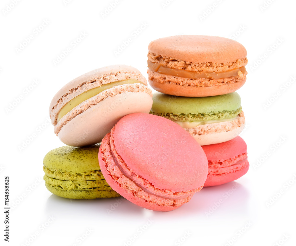 Sweet and colourful french macaroons or macaron Sweet and colourful french macaroons or macaron
