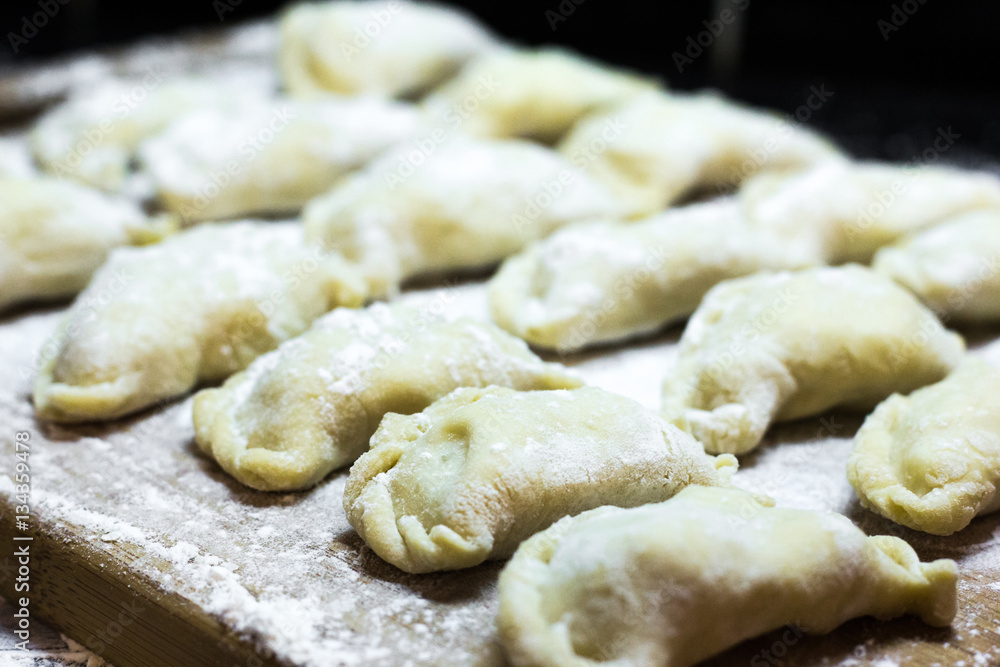 Traditional dumplings in the old New Year