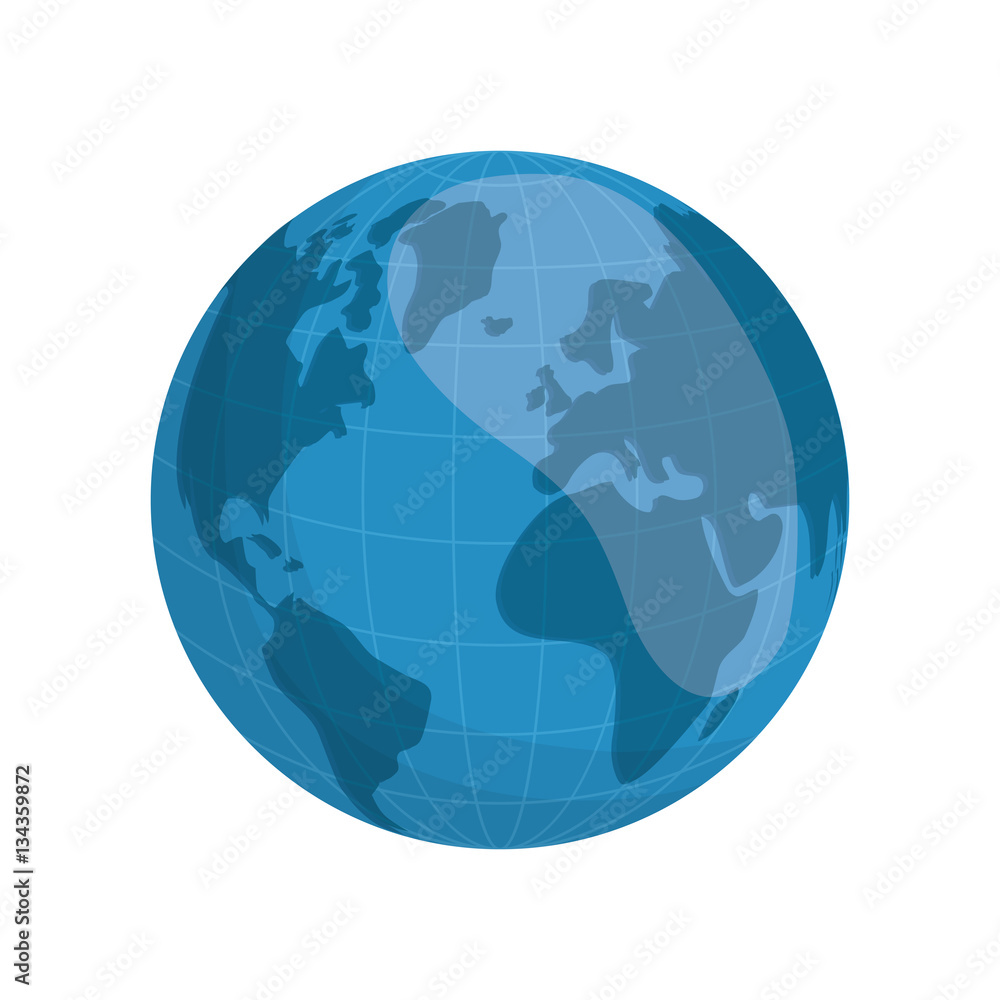 Isolated earth world icon vector illustration graphic design Stock Vector |  Adobe Stock