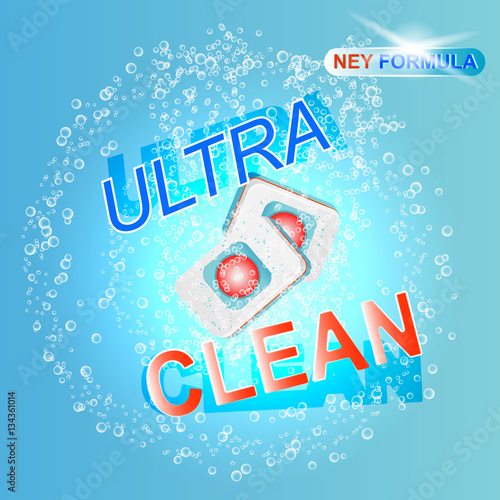 the dishwashing soap in the dishwasher tablets.