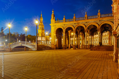 Seville. Spanish Square. © pillerss