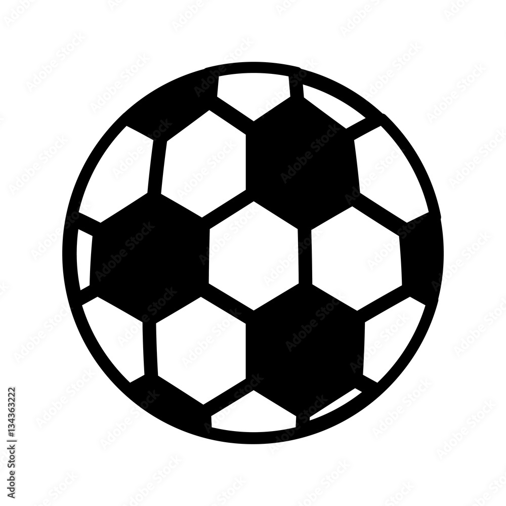 balloon soccer isolated icon vector illustration design balloon soccer isolated icon vector illustration design