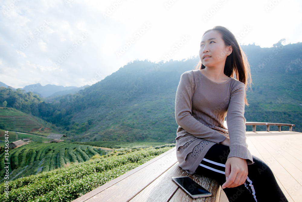 Portrait of a young asia woman Portrait of a young asia woman