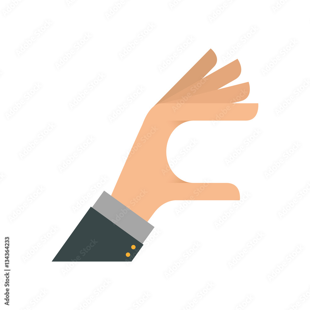 Human hand silhouette icon vector illustration graphic design Human hand silhouette icon vector illustration graphic design