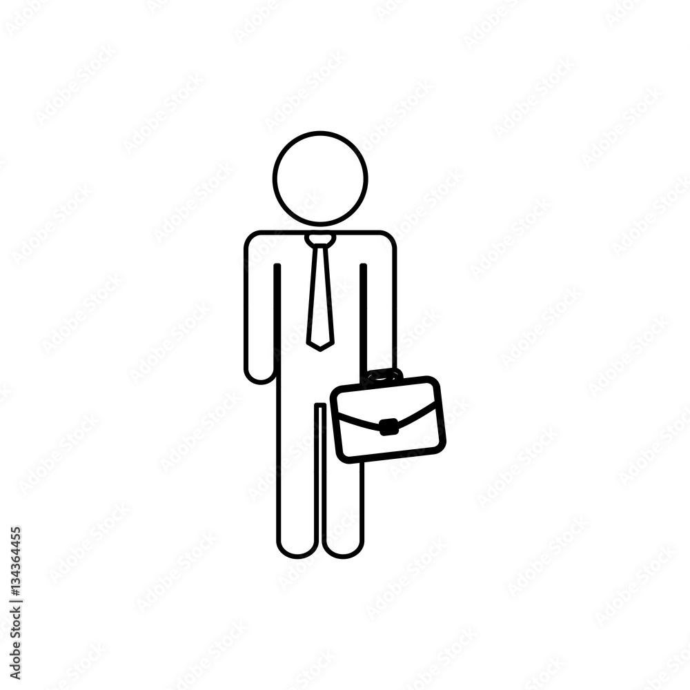 Businessman executive pictogram icon vector illustration graphic design Businessman executive pictogram icon vector illustration graphic design