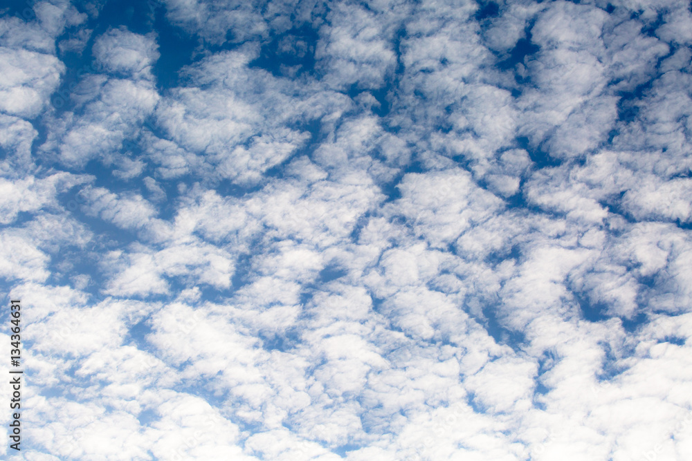 The vast blue sky and clouds sky The vast blue sky and clouds sky