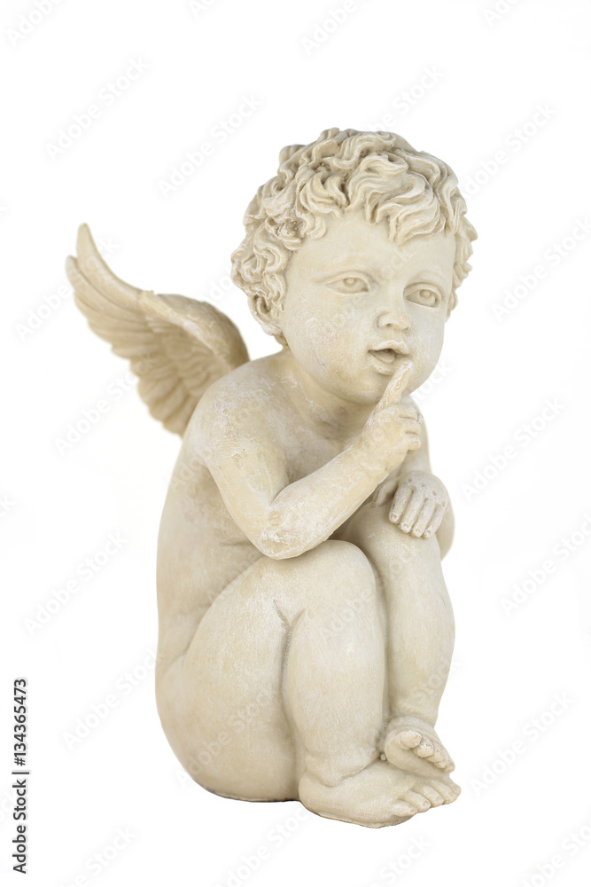Engel hockend nicht sprechen – Stille Engel hockend nicht sprechen – Stille