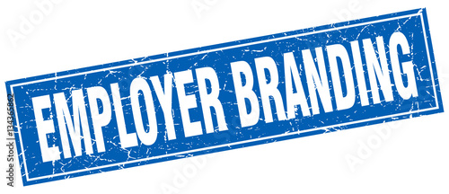 employer branding square stamp