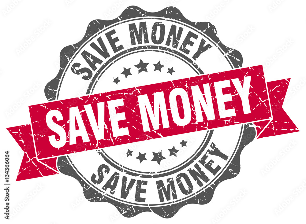 Obraz premium save money stamp. sign. seal