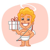 Cupid Smiles and Gift