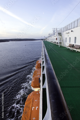 main deck of passenger farry
